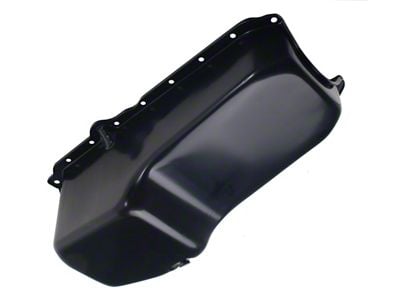 Oil Pan; 4-Quart; Asphalt Black (79-85 Small Block V8 Corvette C3)