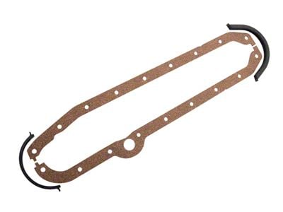 Oil Pan Cork Gasket with Rubber End Seals (80-85 Corvette C3 & C4)