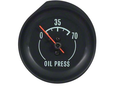 Oil Pressure Gauge; Green Markings (68-71 Corvette C3)