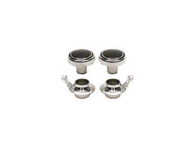 Radio Knob Set; 4-Pieces (68-69 Corvette C3)