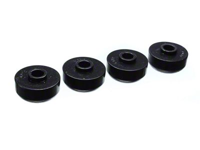 Rear Leaf Spring Bushings; Black (63-82 Corvette C2 & C3)