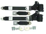 Corvette Seat Belt Set, Single Retractor, Coupe, 1974-1977