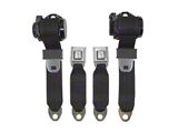 Corvette Seat Belt Set, Single Retractor, Coupe, 1978-1982