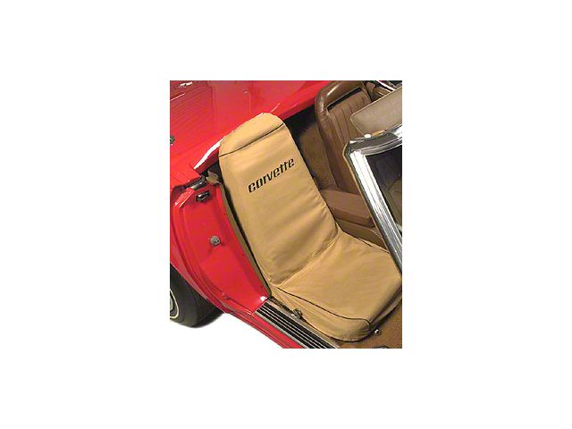 Corvette Seat Saver Slipcovers, Gray, Covercraft, 1968