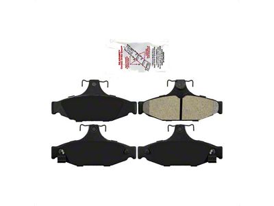 Semi-Metallic Brake Pads; Rear Pair (88-96 Corvette C4)