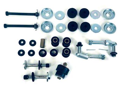 Standard Rear Suspension Rebuild Kit; Polyurethane (75-82 Corvette C3)