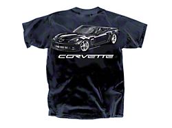 Corvette Tee T-Shirt, Black