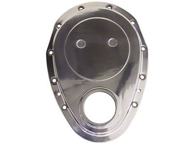 Timing Chain Cover; Aluminum (58-86 Small Block V8 Corvette C1, C2 & C3)