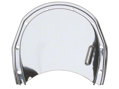 Timing Chain Cover Cap; Chrome (58-86 Small Block V8 Corvette C1, C2, C3 & C4, Excluding LT1)