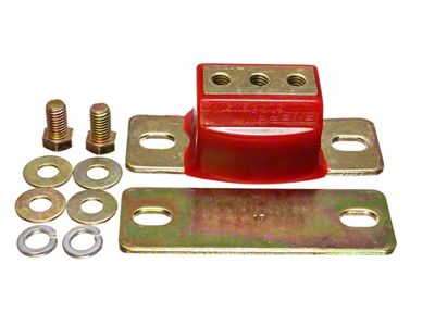 Transmission Mount; Zinc; Red (63-82 Corvette C2 & C3)