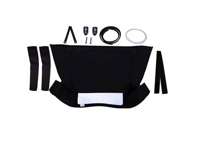 Vinyl Convertible Top Kit; Black (56-58 Corvette C1 Convertible)