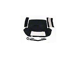 Vinyl Convertible Top Kit; White (61-62 Corvette C1 Convertible)