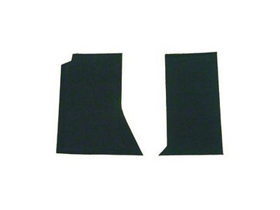 Corvette Weatherboot Carpet Kit, Black, Fox, 1984-1996