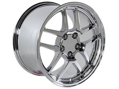 CV04 Chrome Wheel; Rear Only; 18x10.5 (88-96 Corvette C4)