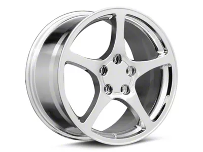 CV05 Chrome Wheel; 17x9.5; 54mm Offset (88-96 Corvette C4)