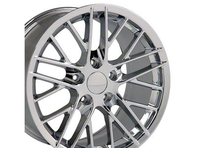 CV08A Chrome Wheel; Rear Only; 18x10.5; 56mm Offset (88-96 Corvette C4)