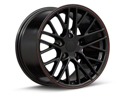 CV08A Gloss Black Wheel; 17x9.5; 54mm Offset (88-96 Corvette C4)