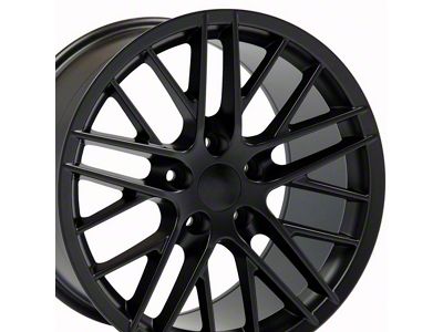 CV08A Satin Black Wheel; 17x9.5; 54mm Offset (88-96 Corvette C4)