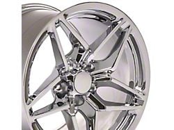 CV31 Chrome Wheel; Rear Only; 17x11; 50mm Offset (88-96 Corvette C4)