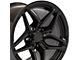 CV31 Gloss Black Wheel; Rear Only; 17x11; 50mm Offset (88-96 Corvette C4)