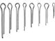 09-48/cotter Pin Set/plain Steel/assorted/163 Piece