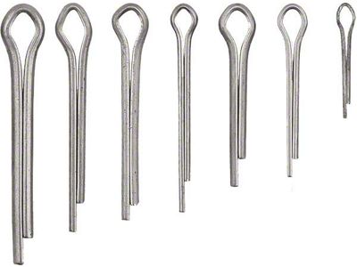 Cotter Pin Set - Stainless Steel - 163 Pieces