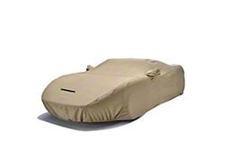 Covercraft Custom Car Covers Flannel Car Cover; Tan (88-98 C1500, C2500, C3500, K1500, K2500, K3500 Extended Cab w/ 8-Foot Long Box & Sport Mirrors)