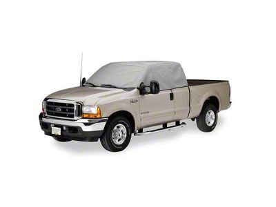 Covercraft Polycotton Custom Cab Cooler Cover; Gray (92-00 C2500, C3500, K2500, K3500 Crew Cab w/ Below Eye Level Mirrors)