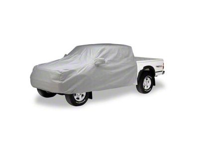 Covercraft Sunbrella Cab Area Truck Cover; Gray (88-99 C1500, C2500, C3500, K1500, K2500, K3500 Regular Cab w/ Sport Mirrors)