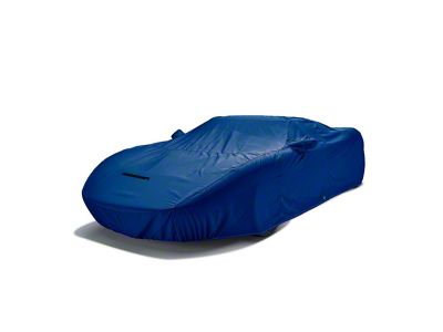 Covercraft Custom Car Covers Sunbrella Car Cover; Pacific Blue (88-98 C1500, C2500, C3500, K1500, K2500, K3500 Extended Cab w/ 8-Foot Long Box & Below Eye Level Mirrors)