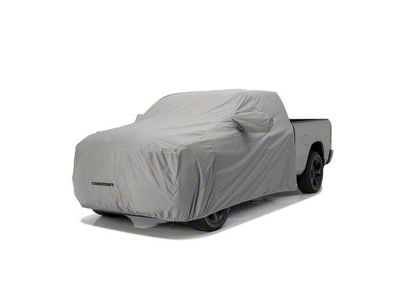 Covercraft Weathershield HD Cab Area Truck Cover; Gray (88-99 C1500, C2500, C3500, K1500, K2500, K3500 Extended Cab w/ Sport Mirrors)