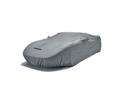 Covercraft Custom Car Covers WeatherShield HP Car Cover; Gray (81-87 C10, K10 w/ Long Bed & Below Eye Level Mirrors)