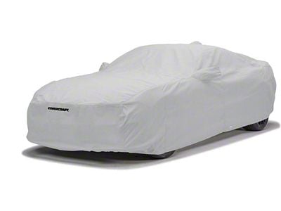 Covercraft Custom Car Covers 5-Layer Softback All Climate Car Cover; Gray (28-31 Model A Coupe w/ Visor & w/o Rear Spare Tire or Trunk)