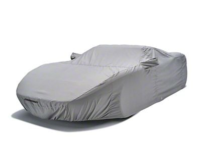 Covercraft Custom Car Covers Polycotton Car Cover; Gray (28-31 Model A Deluxe Delivery Sedan)