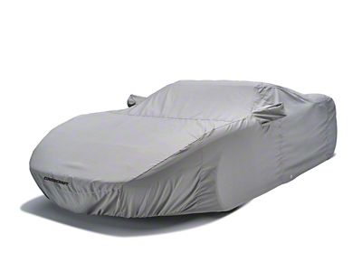 Covercraft Custom Car Covers Polycotton Car Cover; Gray (28-31 Model A Sedan w/ Visor & Sidemounts)