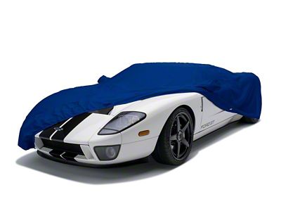 Covercraft Custom Car Covers Sunbrella Car Cover; Pacific Blue (28-31 Model A Coupe w/ Visor & Trunk)