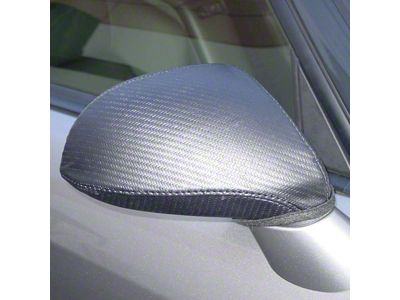 Covercraft Colgan Custom Mirror Bra; Carbon Fiber (85-92 Camaro Coupe)