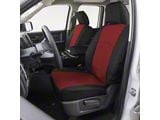 Covercraft Precision Fit Seat Covers Endura Custom Front Row Seat Covers; Red/Black (71-81 Firebird)