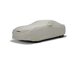 Covercraft Custom Car Covers 3-Layer Moderate Climate Car Cover without Mirror Pockets; Gray (69-70 Mustang Coupe, Convertible)