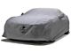 Covercraft Custom Car Covers 5-Layer Indoor Car Cover with 1 Mirror Pocket and Black Shelby Snake Medallion Logo; Gray (66-68 Mustang GT350 Fastback, GT500 Fastback)