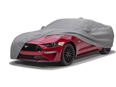 Covercraft Custom Car Covers 5-Layer Softback All Climate Car Cover with 2 Mirror Pockets; Gray (69-70 Mustang Sportsroof, Excluding GT350 & GT500)