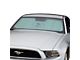 Covercraft UVS100 Heat Shield Custom Sunscreen with Mustang 50 Years Logo; Silver (65-70 Mustang Coupe, Fastback, Sportsroof, Excluding GT350 & GT500)