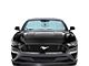 Covercraft UVS100 Heat Shield Custom Sunscreen with Mustang 60 Years Logo; Silver (71-73 Mustang Coupe, Sportsroof)