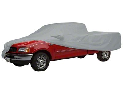 Covercraft Custom Car Covers Polycotton Car Cover with 1 Mirror Pocket; Gray (65-68 Mustang Fastback, Excluding GT350 & GT500)