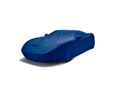 Covercraft Custom Car Covers Sunbrella Car Cover without Mirror Pockets; Pacific Blue (69-70 Mustang Coupe, Convertible)