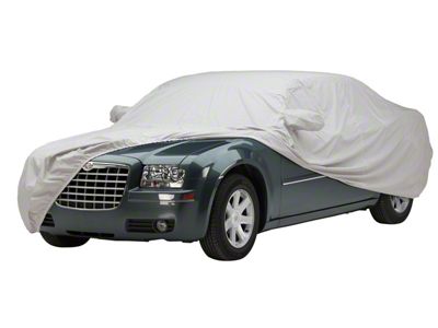 Covercraft Custom Car Covers WeatherShield HD Car Cover with 1 Mirror Pocket; Gray (64-68 Mustang Coupe, Convertible)