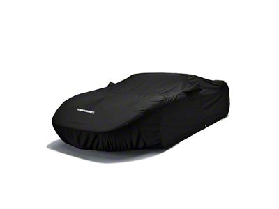 Covercraft Custom Car Covers WeatherShield HP Car Cover without Mirror Pockets; Black (69-70 Mustang Coupe, Convertible)
