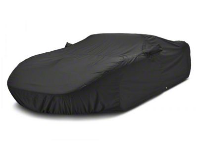 Covercraft Custom Car Covers WeatherShield HP Car Cover with 2 Mirror Pockets and Black Mustang 50 Years Logo; Black (69-70 Mustang Sportsroof, Excluding GT350 & GT500)