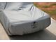 Covercraft Custom Car Covers WeatherShield HP Car Cover with 2 Mirror Pockets and Shelby Snake Medallion Logo; Gray (66-68 Mustang GT350 Fastback, GT500 Fastback)