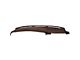 Covercraft VelourMat Custom Dash Cover; Cocoa (69-70 Mustang w/o A/C)